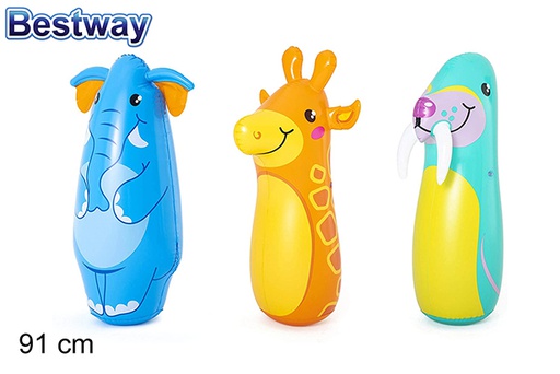 [200331] Inflatable animal punching bag for children 91 cm