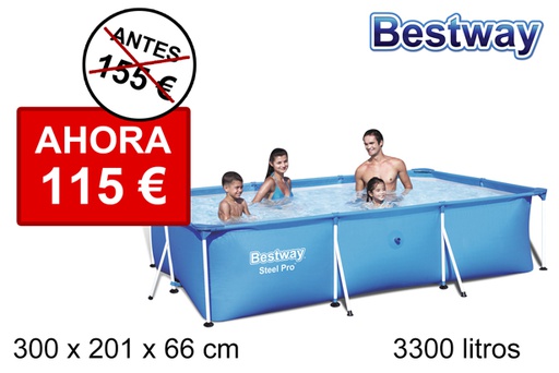 [200344] Piscina Deluxe com purificador 3.300 l.