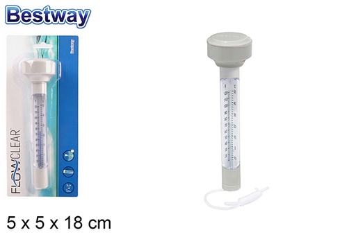 [200360] Floating pool thermometer blister bw