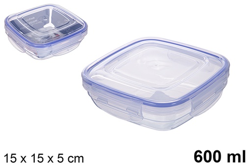 [200491] Airtight squared container Seal 600 ml
