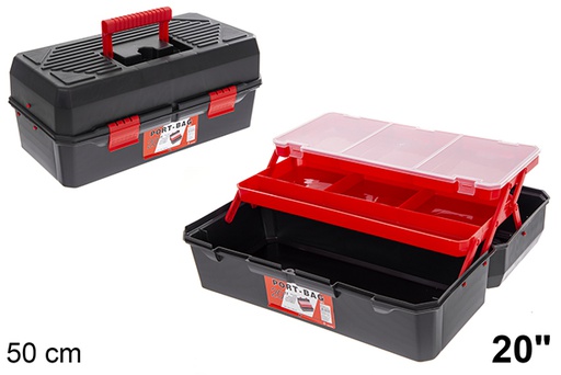 [200612] Plastic box tools with trays 50 cm 20&quot;