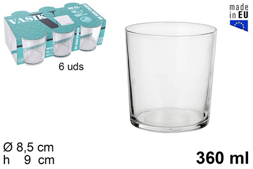 [200716] Vaso cristal sidra midi 360 ml