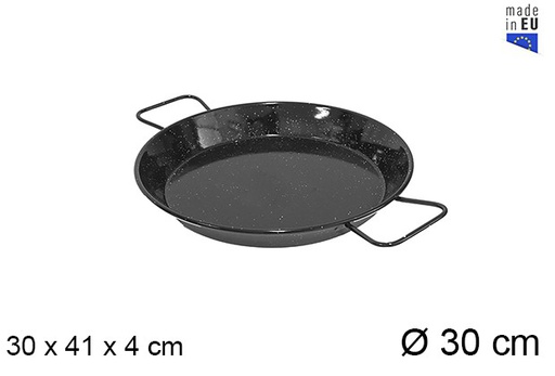 [201290] Enameled paella 30 cm - La ideal -