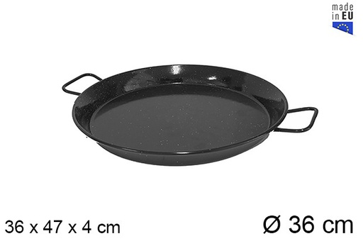 [201293] Enameled paella 36 cm - La ideal -