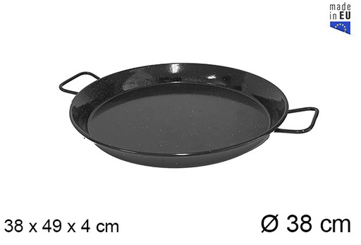 [201294] Enameled paella 38 cm - La ideal -