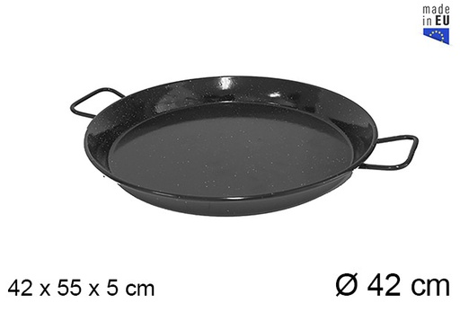 [201296] Enameled paella 42 cm - La ideal -