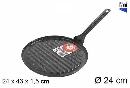 [201338] Grill rond émaillé 24 cm