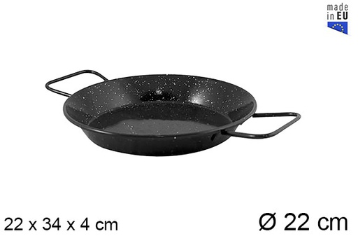 [201367] Enameled paella 22 cm - La ideal -