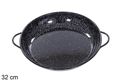[201385] Casseruola piana smaltata 32 cm