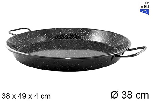 [201405] Special Pata Negra enameled induction paella 38 cm