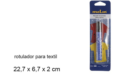 [202039] Blister 1 marcador permanente têxtil