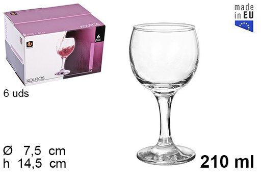 [202307] Calice in vetro da vino Kouros 210 ml