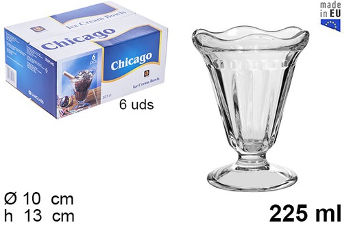 [202325] Copa cristal helado Chicago 225 ml