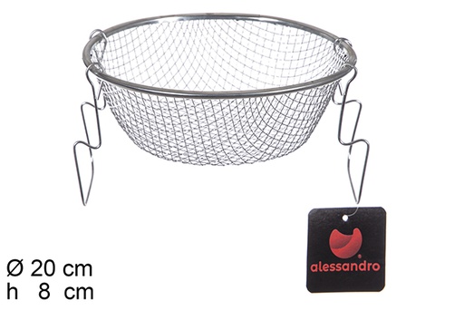 [100364] Cestello per frittura in acciaio inox 20 cm