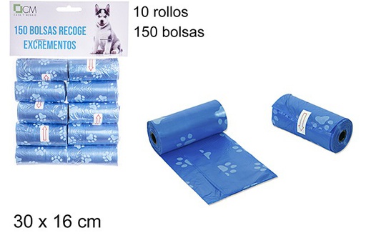 [104693] Sacos higienicos para cães decorados 150 uds