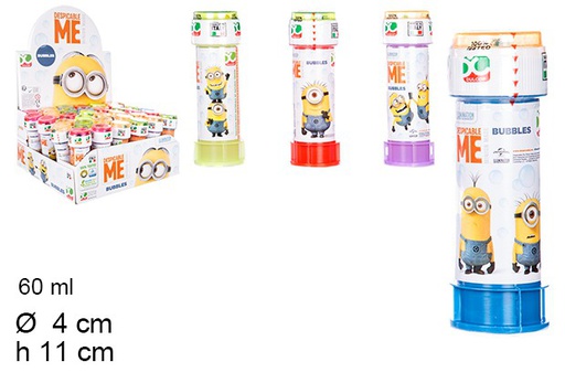 [202587] Flacon bulles de savon Minions 60 ml