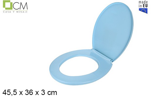 [103187] Tapa WC plástico color azul