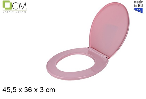 [103188] Abattant de toilette en plastique rose