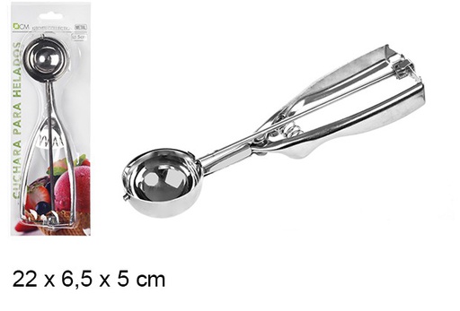 [104192] Steel ice cream spoon 5 cm