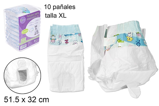 [102428] Pack 10 pet diapers (XL)