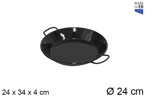 [201287] Enameled paella 24 cm - La ideal -