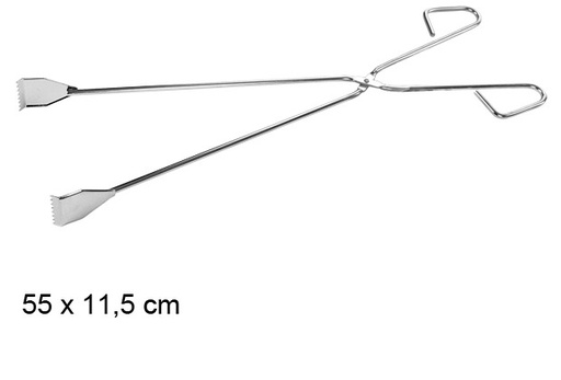 [201358] Pinça para churrasco em inox 55 cm