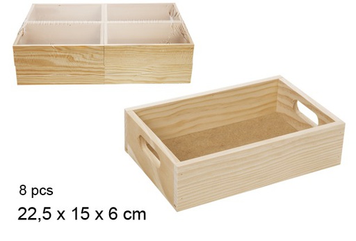 [105346] Caja madera 22,5x15 cm