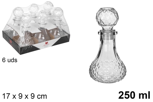 [105435] Garrafa de vidro para licor Guadiana 250 ml