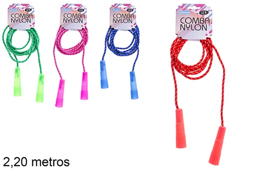 [105618] Comba nylon mango plástico 2,20 m