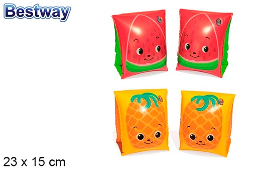 [200215] Inflatable arm float fruit bag bw 23x15 cm