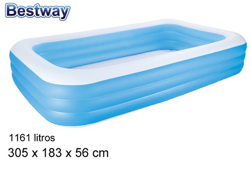 [200314] Piscina hinchable infantil Deluxe caja bw 1161 l.