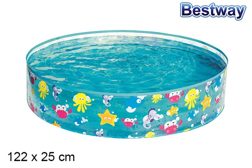 [202949] Piscine gonflable fond de mer 122x25 cm