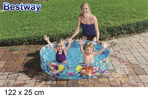 [202949] Piscine gonflable fond de mer 122x25 cm