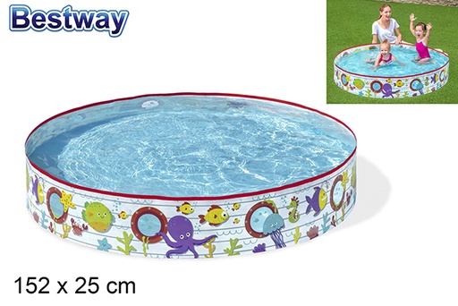 [202950] Piscine gonflable fond de mer 152x25 cm