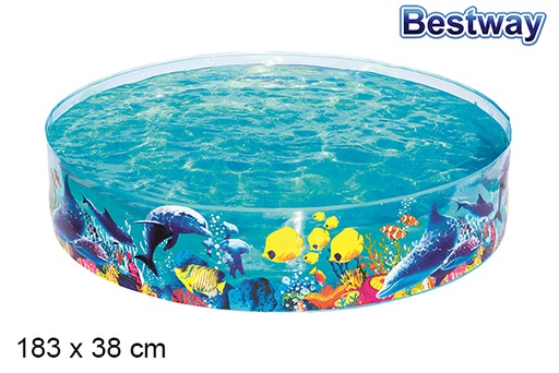 [202951] Piscine gonflable fond de mer 183x38 cm