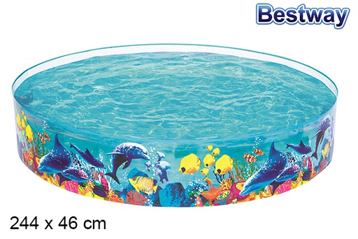 [202952] Piscine gonflable fond de mer 244x46 cm