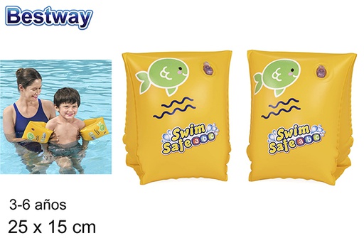 [203011] Inflatable safety armbands box bw 3-6 years