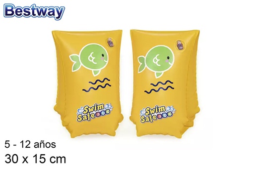 [203014] Yellow inflatable arm float 5-12 years 30x15 cm