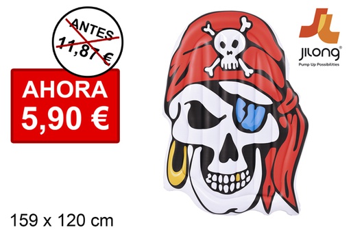 [203202] Skull inflatable mattress 159x120 cm