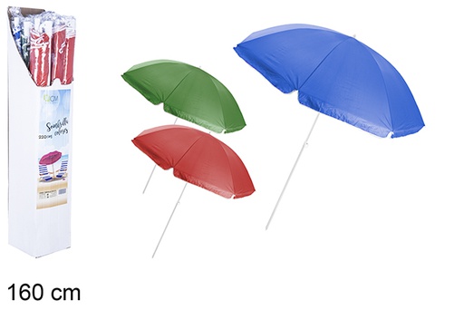 [106097] Guarda-sol em cores sortidas 160 cm