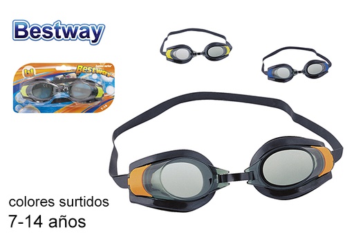 [200171] Pro Racer swimming goggles assorted colors 7-14 years