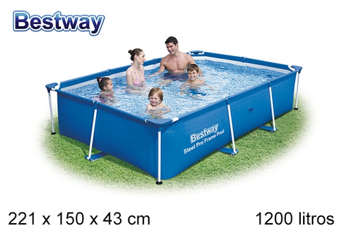 [200342] Piscina Splash 1200 l. 221x150 cm