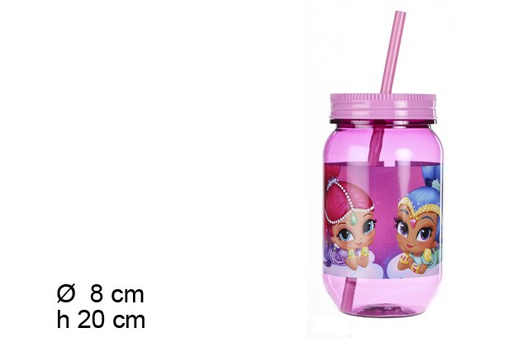 [105332] Bouteille avec paille Shimmer &amp; Shine