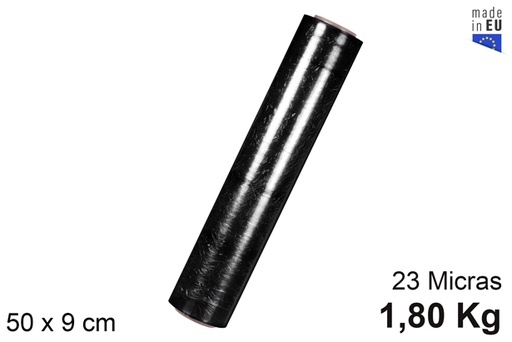 [106153] Pellicola estensibile nero 23 micron 1,80 kg