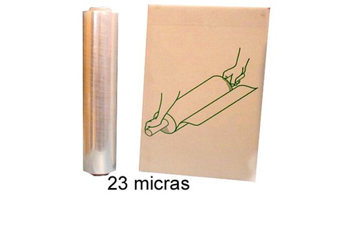 [106154] Pellicola estensibile trasparente 23 micron 2 kg
