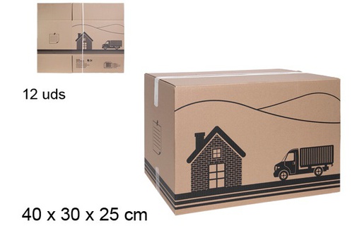 [106144] Caixa de papelão multiuso 40x30x25 cm