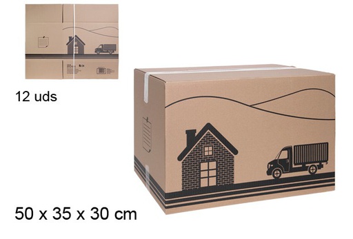 [106145] Caixa de papelão multiuso 50x35x30 cm