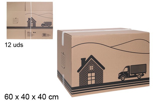 [106146] Caja de cartón multiusos 60x40x40 cm