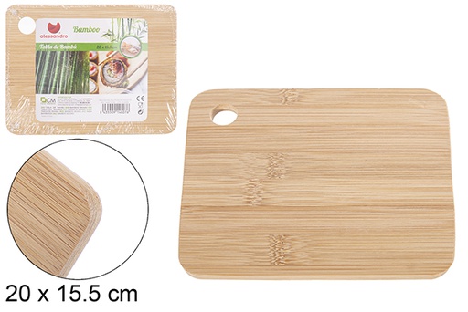 [104807] Multipurpose bamboo cutting board 20x15,5 cm