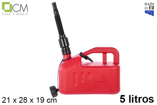 [105736] Garrafa de gasolina aprovada 5 l.